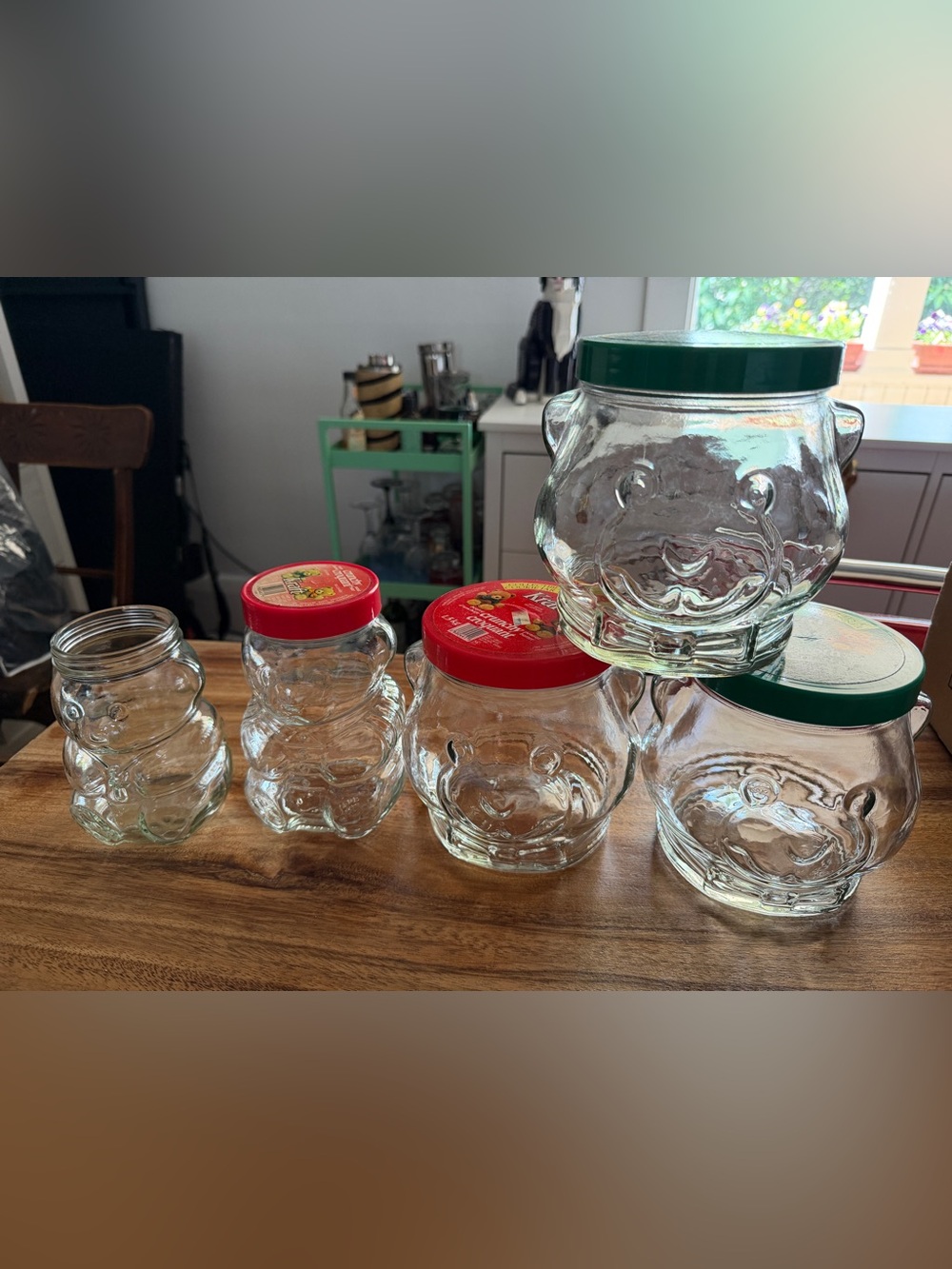 Vintage Kraft Peanut Butter Collector Jars